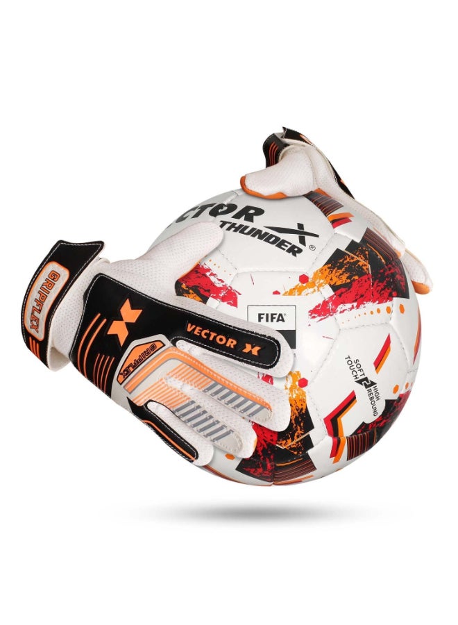 Vector X Gripflex Football Goalie Goalkeeping Gloves - 10 - Image 3